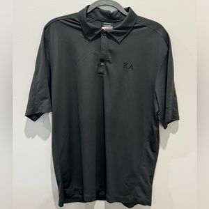 Nike Dri-Fit Golf Shirt in Gray / Kappa Alpha Order (KA) Letters - Men’s (L)